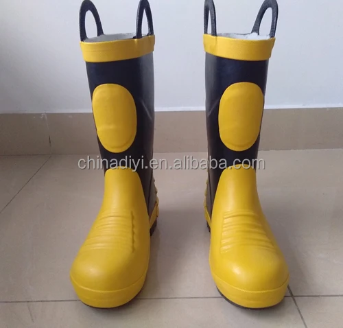 General Fire Fighting Suit Protect Fireman 3.2kgs/set CN;ZHE Coat and Pants Howdy Navy Blue, Yellow PVC Bag and Carton