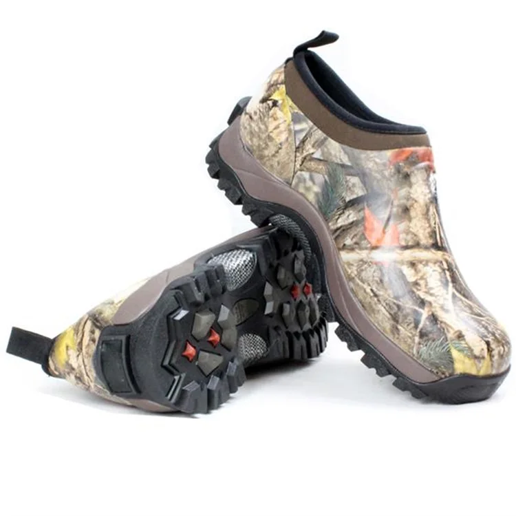 
Hot sale high quality waterproof ankle boot anti-slip cheap safety camo shoes 