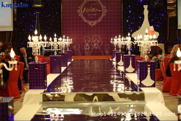 Wedding decoration artistic candelabra lighting crystal floor standing lamp