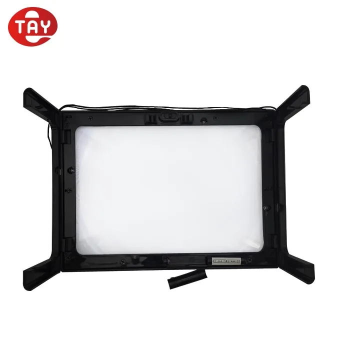 lighted magnified standing desk lamp foldable desk type a4 binocular hands free magnifier for visually impaired