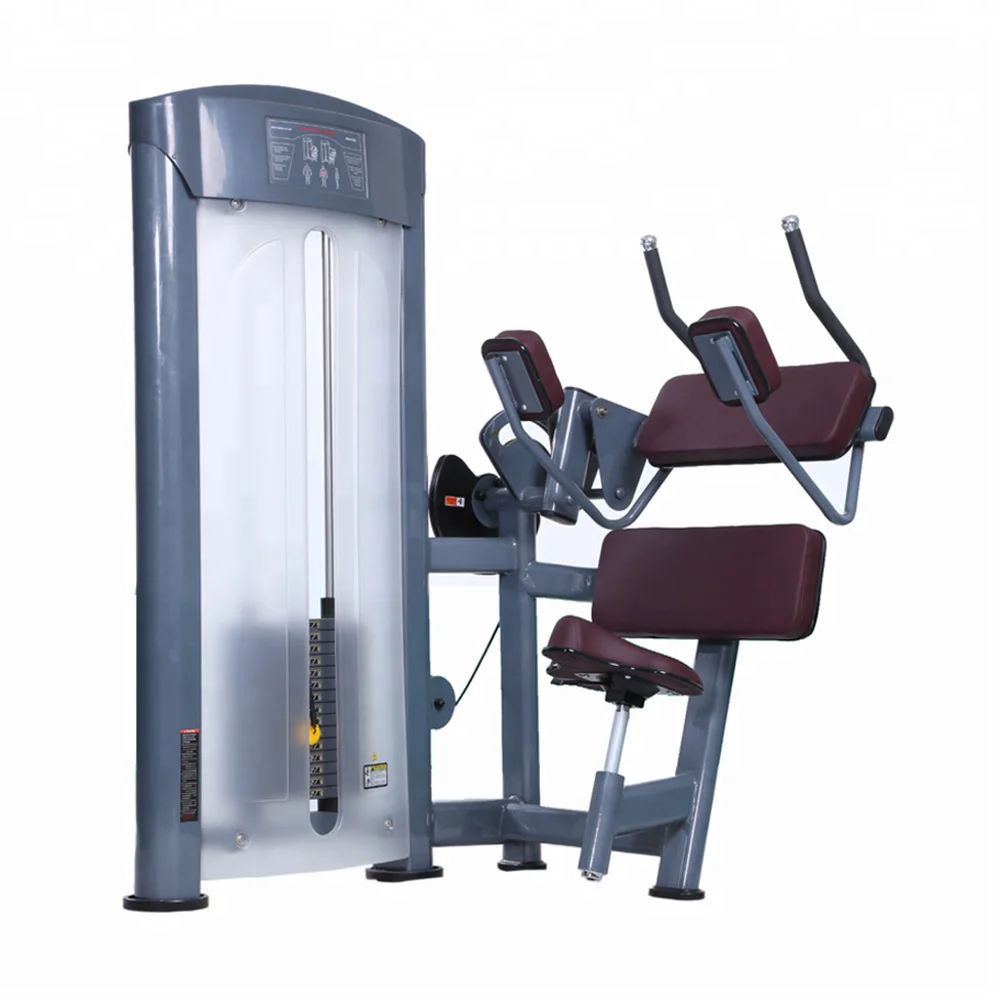 Import Fitness Gym Equipment Commercial Strength Machine Body Building Abdominal Crunch Machine
