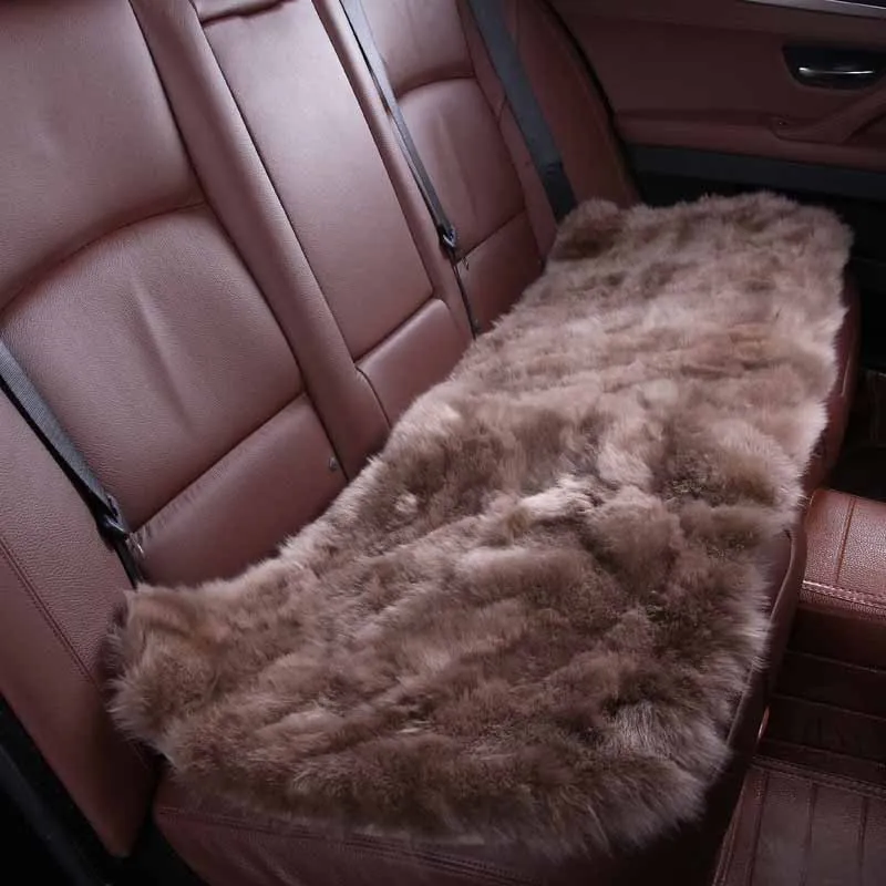2021 Rownfur genuine natural sheepskinCar interior accessories wool fur car seat covers cushion