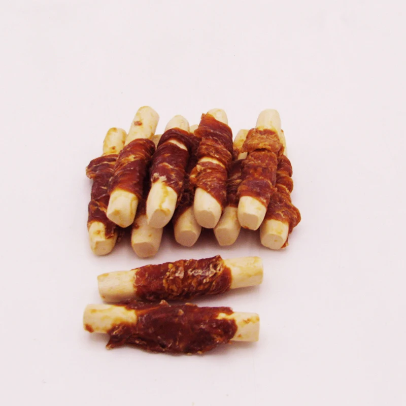 Adult dog real nature dog food Chicken Wrap Cube Dental Bone