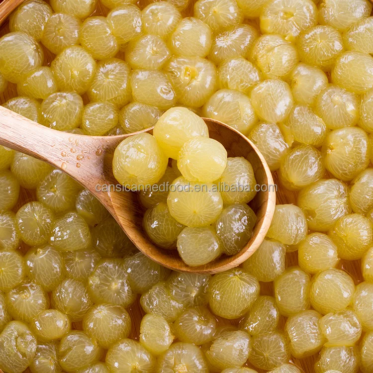 China Top 10 Canned Food Company Canned Fruit White Grapes in light Syrup