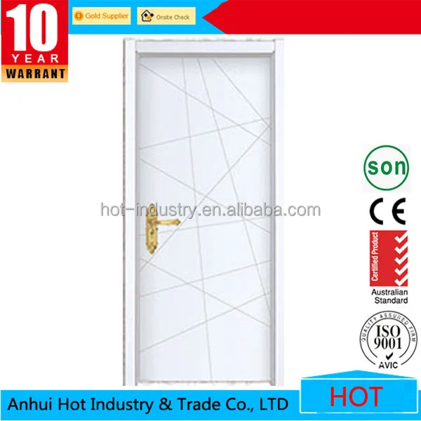 
Fashion Customized PVC Wooden Door Factory Direct Price Melamine Wooden Door High Quality Interior For Bedroom Wooden Door 