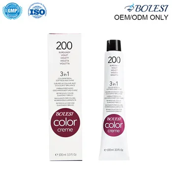 
Factory Price Yoorganic Professional Hair Colo Permanent Fashion Ash Grey Hair Dye 