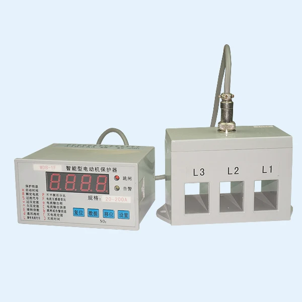 WDZ-1F 3 phase monitoring of short-circuit, locked-rotor protector