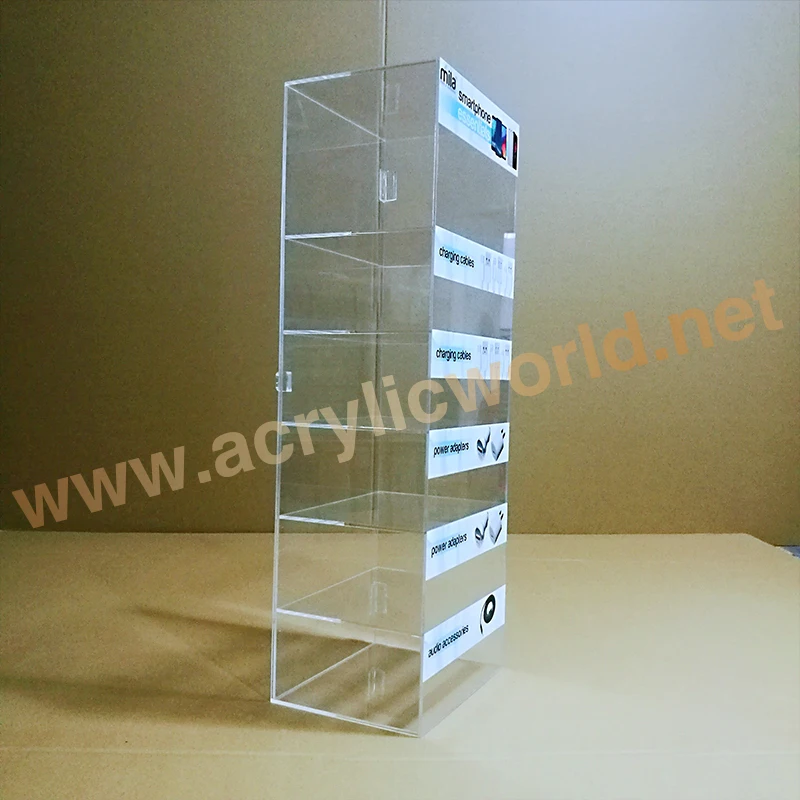 Customized Made in China Custom Acrylic Mobile Phone Accessories Display Stand