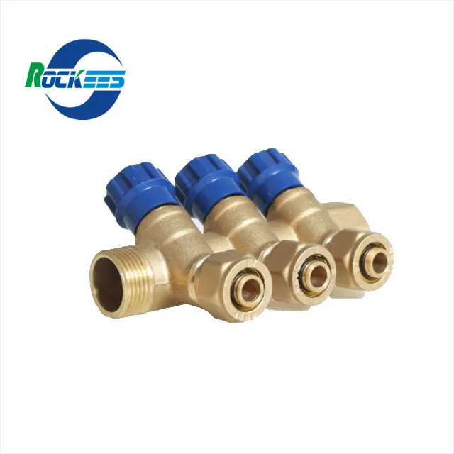 Hot Sale Brass Underfloor Heating Water Mixing Manifold