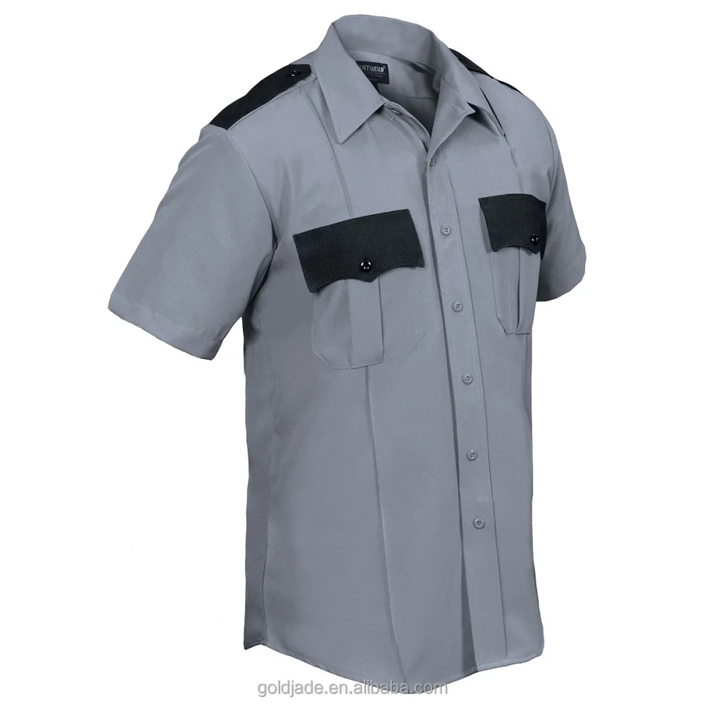 
blue cheap security uniform Customize design guard uniform black 