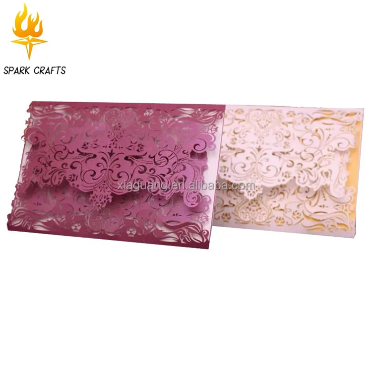 Professional manufacture Good Quality wedding card laser cut,laser cut wedding invitation card