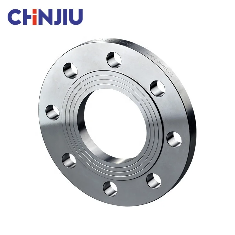 PN16 10 25 40 RF SS304 316L Stainless Steel Forged Flange Plate Flat Welded Flange