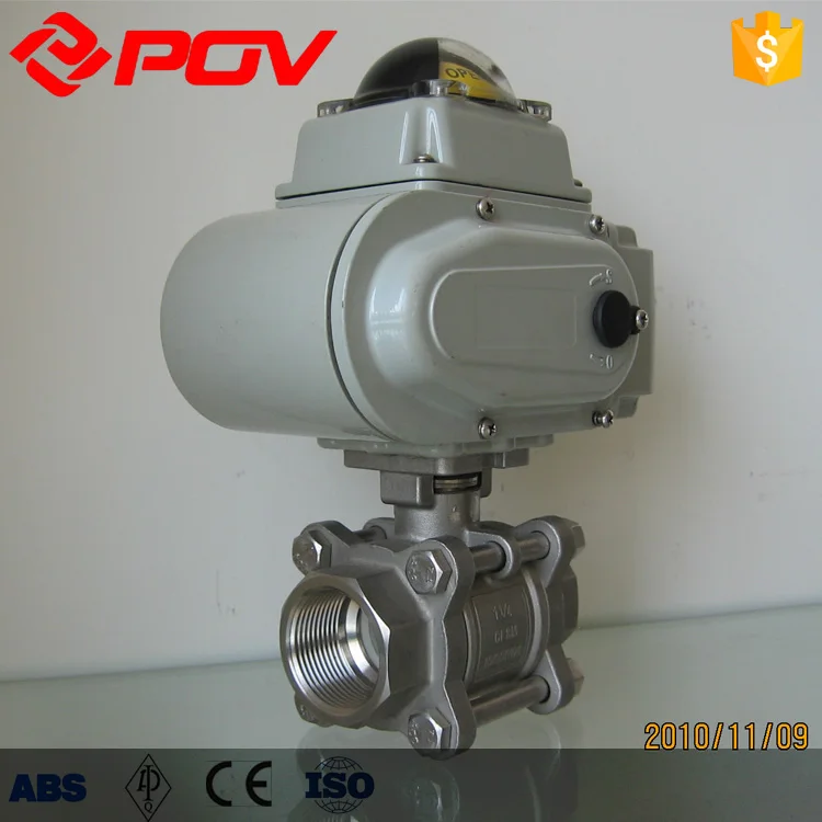stainless steel motorized electric ball valve