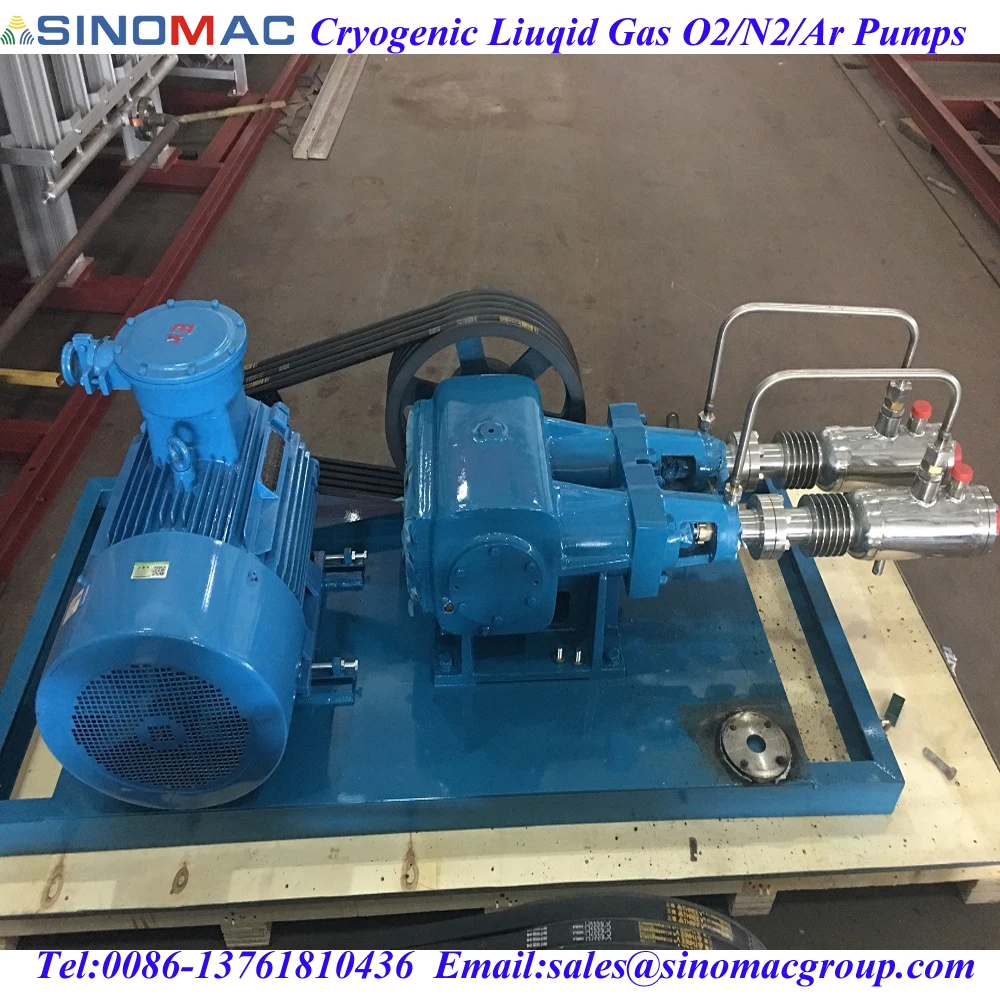 Cryogenic Liquid Oxygen Nitrogen Argon Gas Cylinder Filling Station Skid Pumps New Energy Liquid LNG CO2 Hydrogen Loading Pump