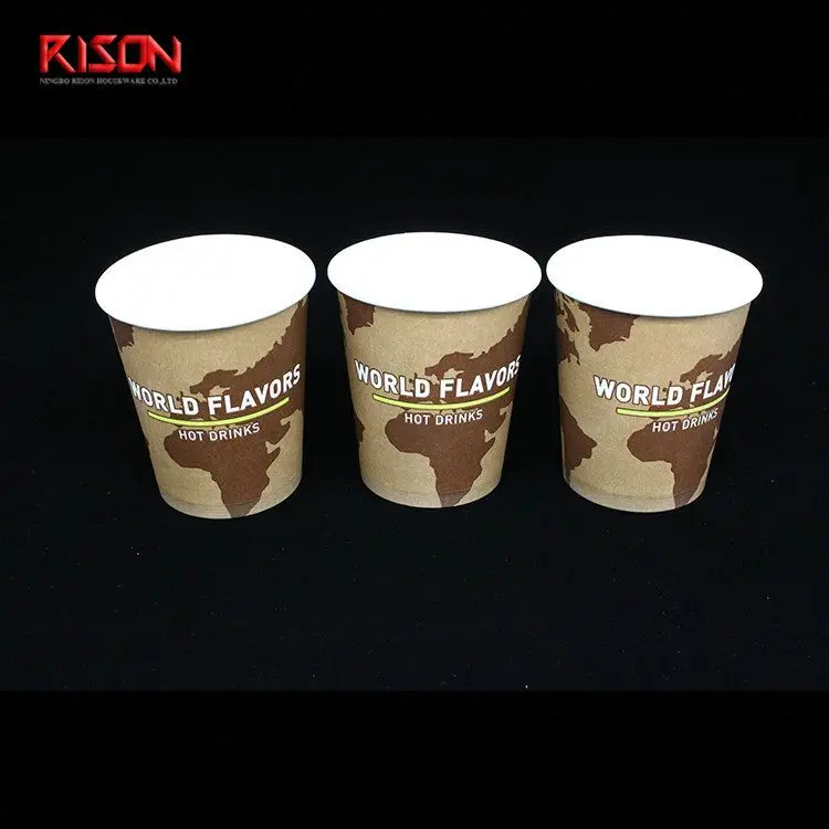8oz Popular and cheap waxed paper cup