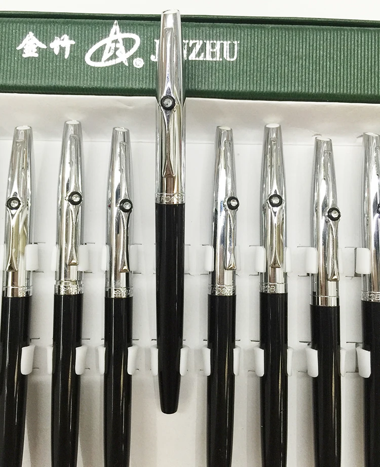 
Hot sale jinzhu 002B with diamond fine nib Squeeze on the ink fountain pen 