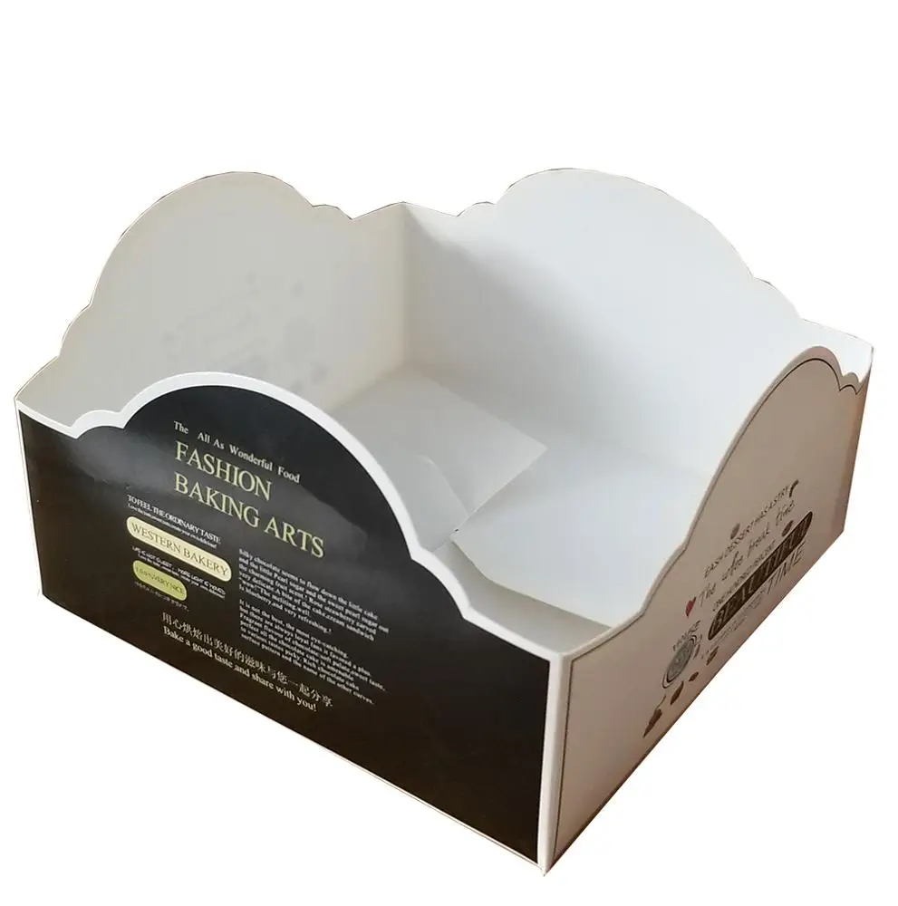 Burger cardboard box tray