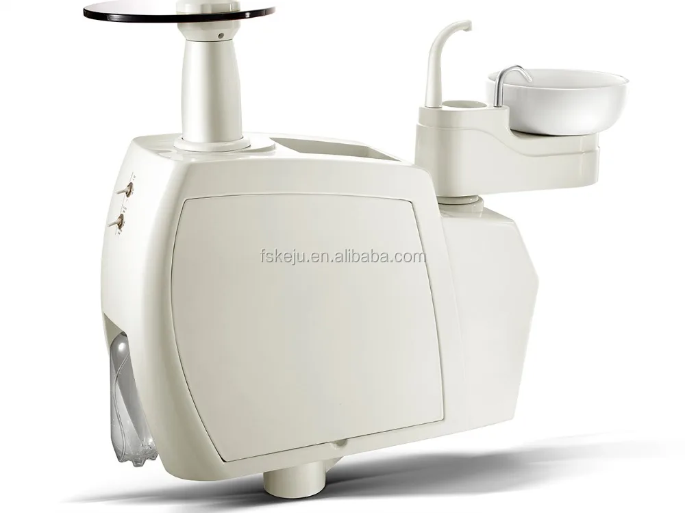 Fashion beauty Dental Chair with Luxurious Ceramic Cuspidor and foot pedal