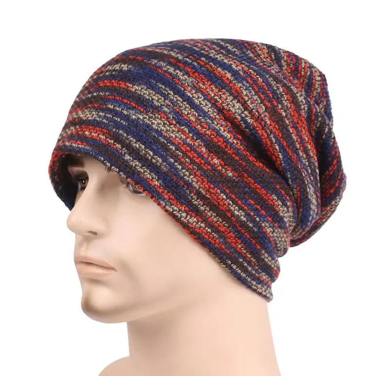 
Wholesale 100% Acrylic Winter Knitted Hat Baggy Beanie Knitted Toque 