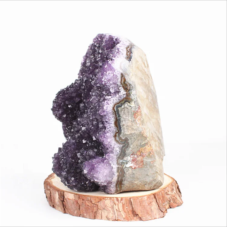 Wholesale Spirit Quartz Amethyst Druzy Crystal Cluster