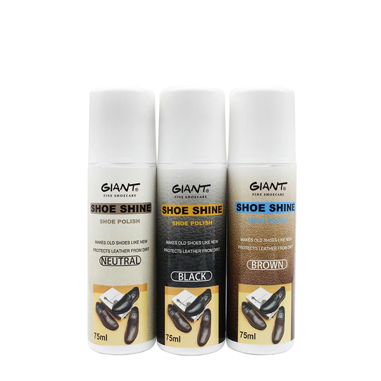 Easy to application  GIANT shoe polish for shoe care long-lasting shine