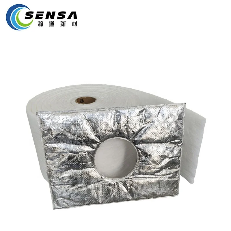 White roll Outwear, coat, gown, acoustic insulation material similar media for car