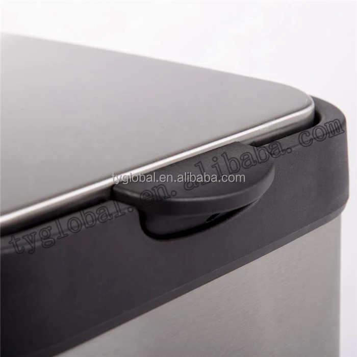 
15L kitchen trash can metal pop-up 