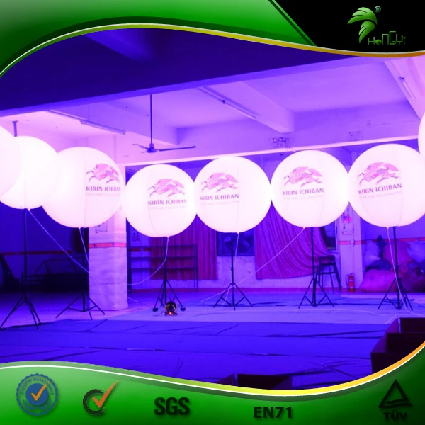 2021 Hot Sale Inflatable Tripod Atand Light Balloon Inflatable Led Stand Balloon Led balloon For Advertising