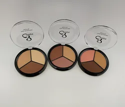 OEM Best Price contour 3 Colors makeup palette private label highlight contour powder palette