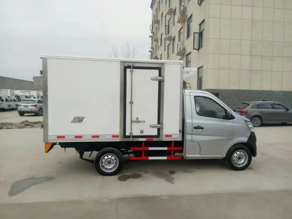 China brand changan 2ton mini refrigerator van truck