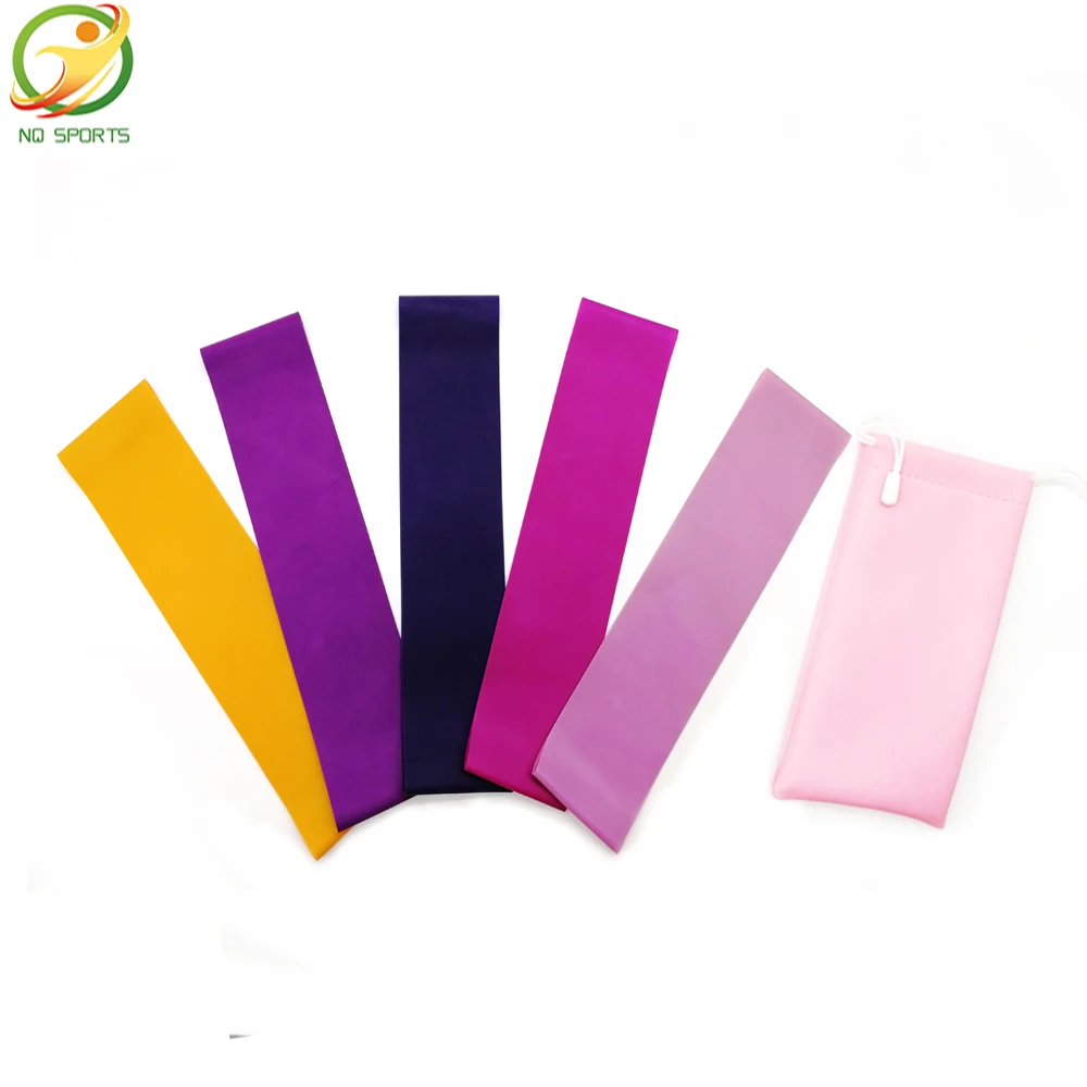 Сверхмощный тренировочный фитнес мини-браслет с логотипом индивидуальные печатные Эспандеры петли тренировочные ленты