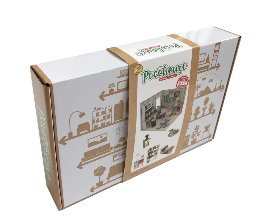 Wood Craft Assembly Kit Dollhouse fairy Wooden Doll House Furniture