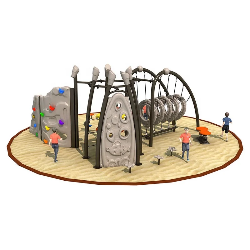 Playground Physical Training Climbing Slide Game Structure Sets Preschool Amusement Park Outdoor Children Plastic Playground