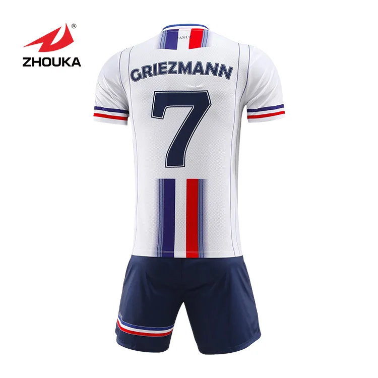 Custom Soccer Wear Set High School Retro Soccer Jersey Uniform Sublimation Cheap Tracksuit Soccer Shirts From China