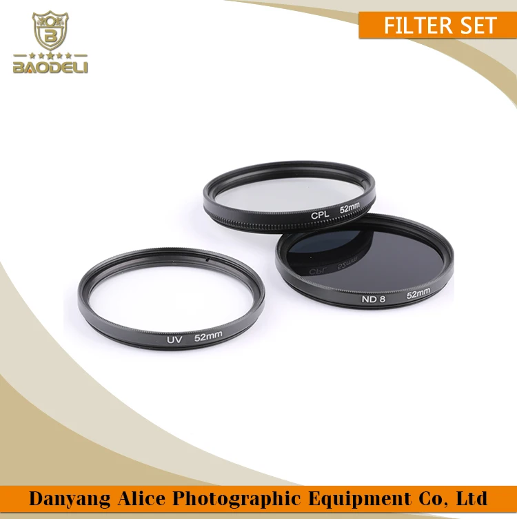 52 мм UV CPL ND фильтр + крышка объектива