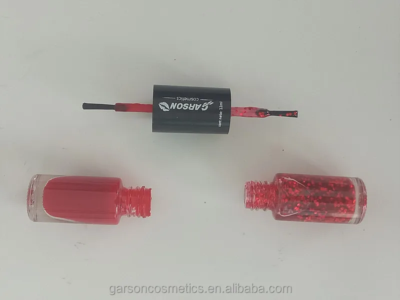 Garson Oem Private Logo 12 Ml Double Head Nail Polish Non-toxic High Quantity Nail Polish