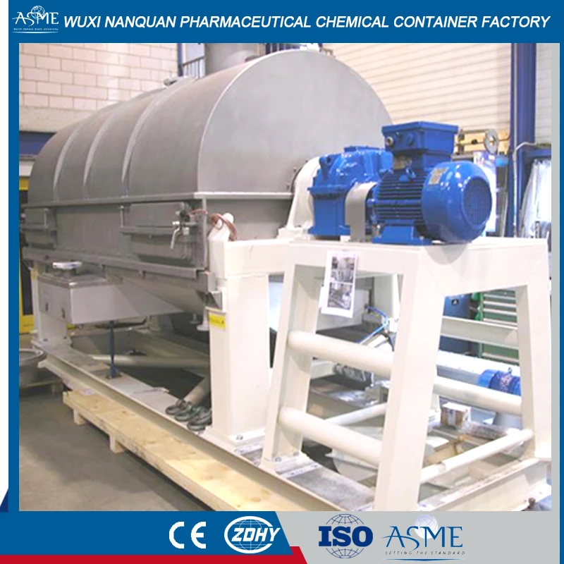 ASME Chemical Drum Flaker With Cover for drying