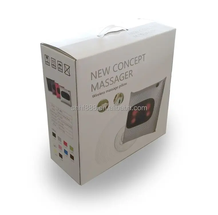 
New products kneading massage cushion with infrared heating used at home bed office chair car seat wireless massage cushion 