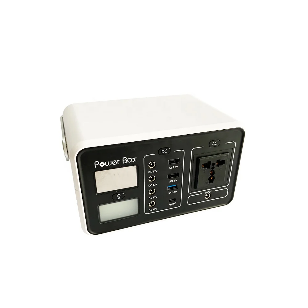 Lithium portable power station 200W 60000mAh battery with inverter and controller for outdoor activities