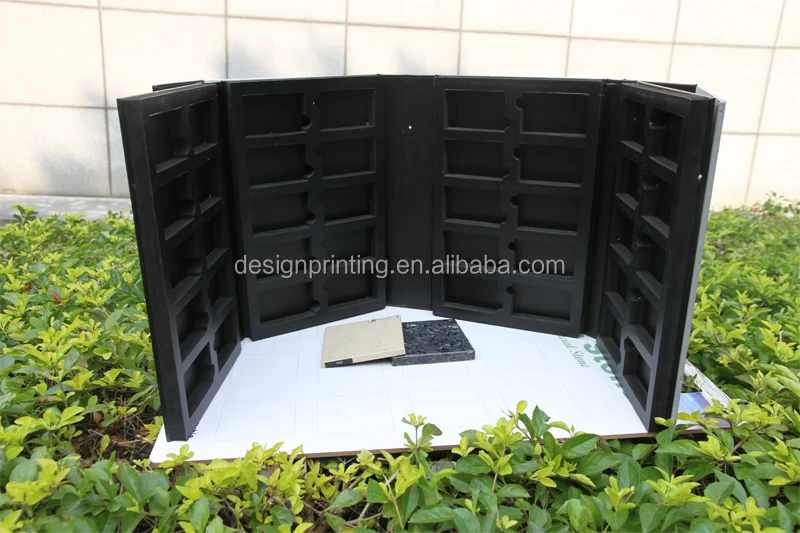 Floor quartz stone display sample book manufacturer