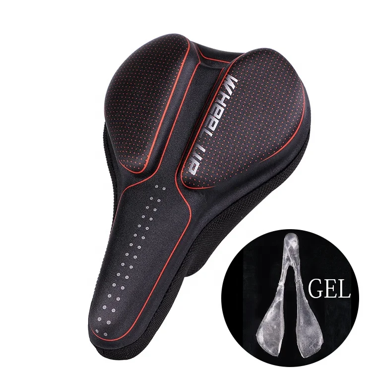 WHEEL UP  Bicycle Saddle Cover Soft Cushion Seat  Breathable Anti-Slip Saddle Cover Pattern