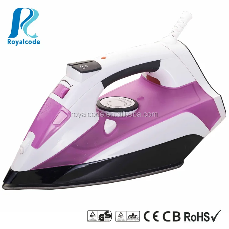 Steam flat iron Stainless steel soleplate 1800W Auto shut off