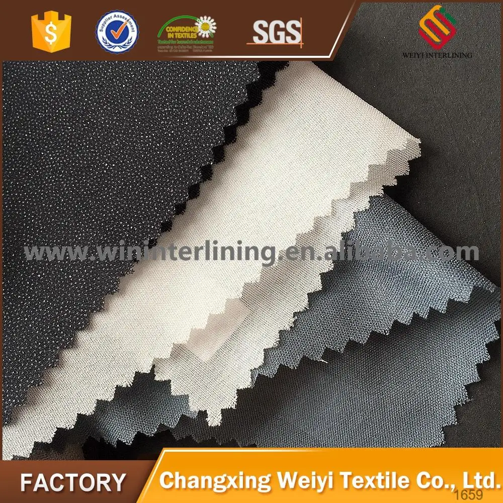 
High quality stitch bond nonwoven fusible interlining for garment accessories 