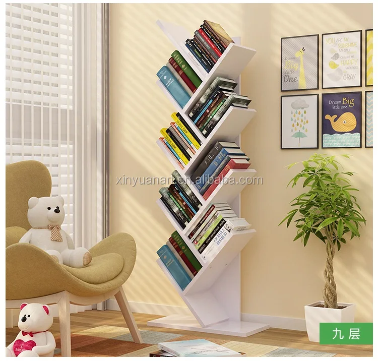 T sharp convinient kids wooden book shelf