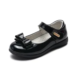 Itec wholesale oem children kids leather school uniform shoes for girl