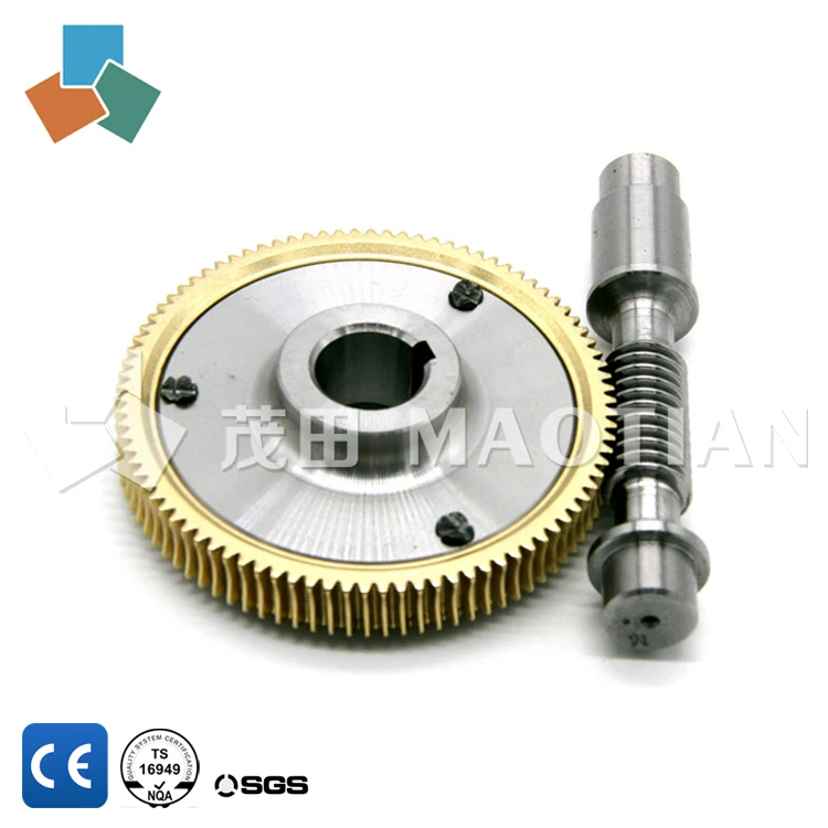 
Wholesale OEM customized high precision forging worm gears 6108 6109 for the fitness equipment / steady velocity ratio 