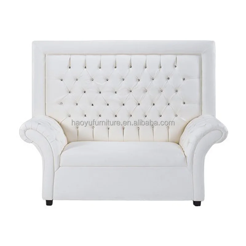 White Leather Color Wedding Event Furniture WD856