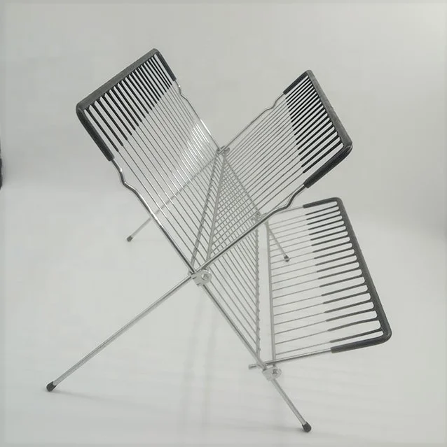 
Kitchen corner stainless steel roll up collapsible dish drying dinner plate holder dish drying rack 
