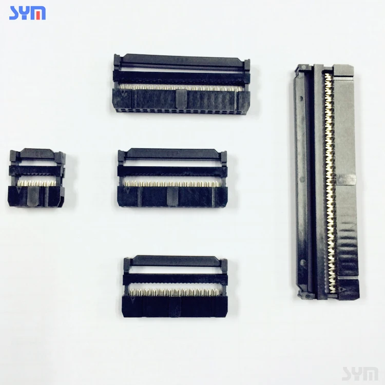 34 40 50 60 64pin 2.54mm wire-to-board Female Socket ribbon cable IDC connector