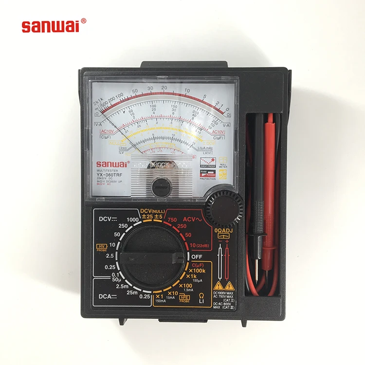 Wenzhou Factory Multimeter YX-360TRF Analog Multimeter With function Weak Current